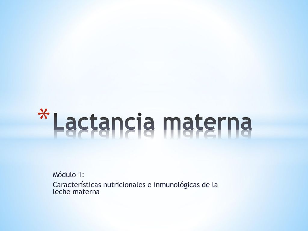 caracteristicas inmunologicas de la leche materna caracteristicas inmunologicas de la leche materna
